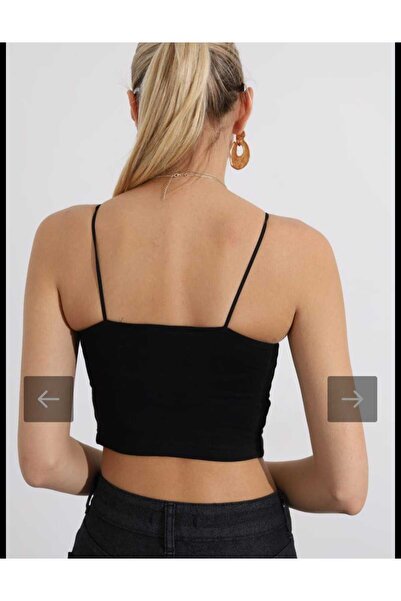 Fua Shop Γυναικεία Crop Μπλούζα με λουράκι με κορδόνι