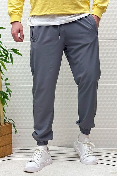 WAFRA Ανδρικό παντελόνι Jogger Full Lycra με ελαστικά πόδια