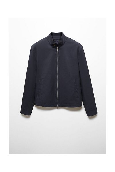 MANGO Man Zipper cotton jacket