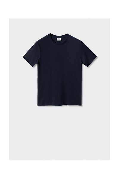 MANGO Man Basic cotton stretch T-shirt