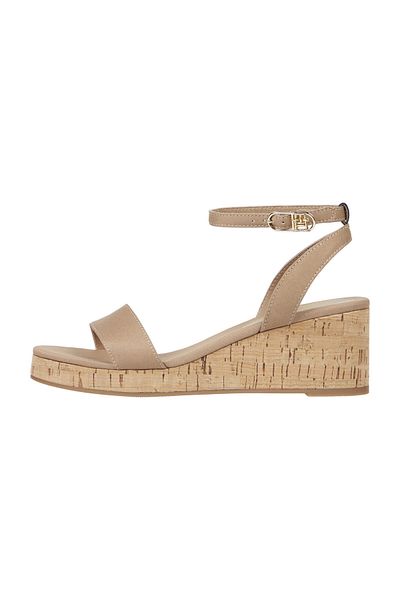 Tommy Hilfiger IM CORK MID – Keilsandale mit hoher Taille