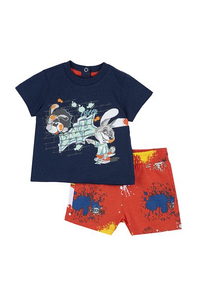 Chicco ZESTAW 2 PZ T.KURÇÜK + PANTALONI CORTI