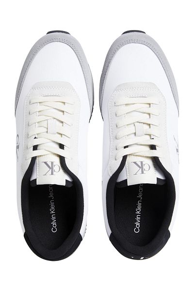 Calvin Klein Pánské pohodlné běžecké šněrovací bílé tenisky Ym0Ym01119-01W