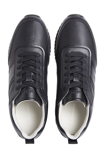 Calvin Klein Pánské pohodlné černé tenisky s neklouzavou podrážkou z kůže Hm0Hm01654-0Gj