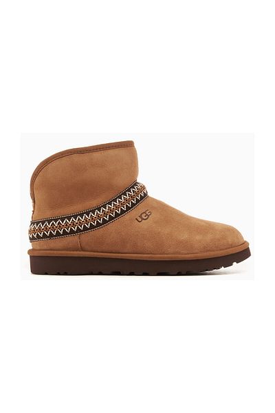 UGG 1158262   UGG W CLASSIC MINI CRESCENT CHESTNUT - Női/lánycsizma (TABA)