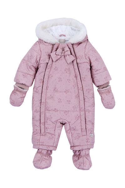 Chicco Gepolsterter und kleiner Astronauten-Overall mit Blumenmuster