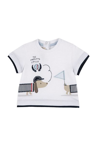 Chicco Kurzarm- und Hundet-Shirt aus nachhaltiger Baumwolle