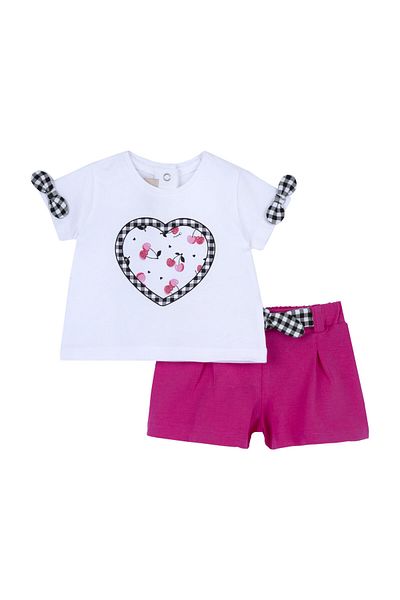 Chicco ZESTAW 2 PZ T.KURÇÜK + PANTALONI CORTI