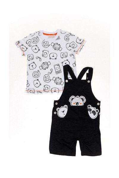 Chicco 2 PZ trička + Salopette Corta SET
