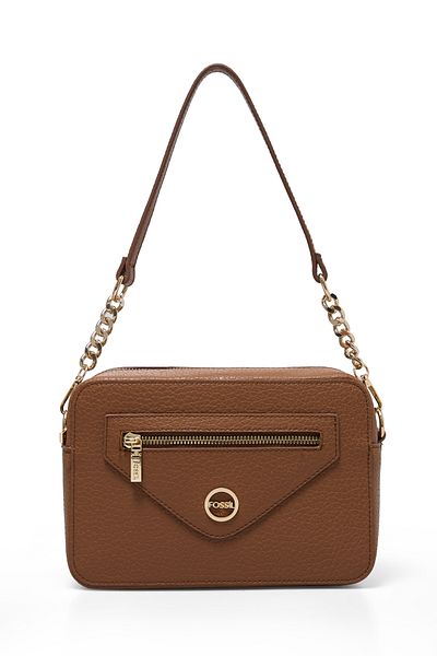 Fossil Light Tan Γυναικεία τσάντα χιαστί και ώμου 05FO25Y5049