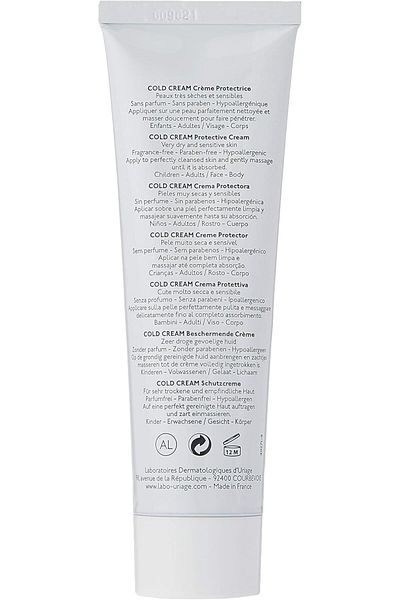 Uriage Cold Cream Protective Cream, 100 ml