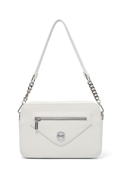Fossil Biela dámska crossbody kabelka a taška cez rameno 05FO25Y5049