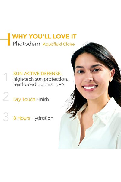 Bioderma Photoderm Aquafluide Cream Sunscreen SPF 100+ Claire - UVA Protection, 40ml