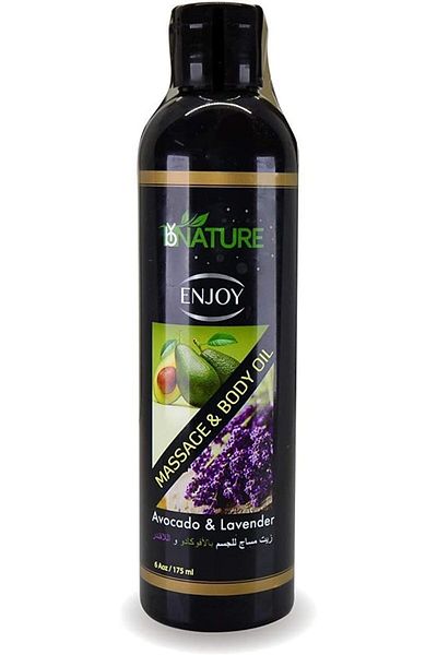 Enjoy Massage and Body Oil 175ml Avocado and Lavender