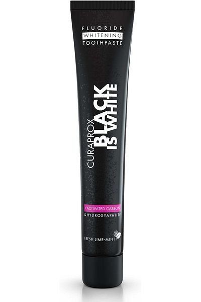 Curaprox Black Is White, Activated Charcoal Whitening Toothpaste 90ml