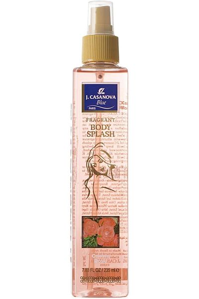 Casanova Blue Body Spray rose scent, 235 ml