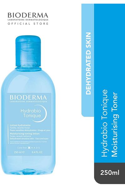 Bioderma لوشن مرطب ومنشط للبشرة الجافة هايدرابيو تونيك، 250 مل