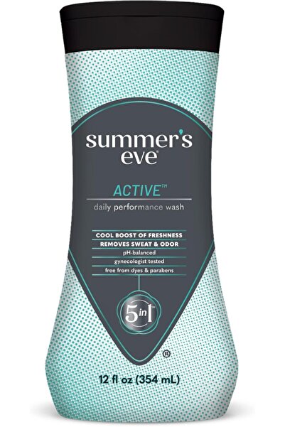 Summer's Eve غسول التنظيف النسائي النشط والمنعش، بالنعناع والأوكالبتوس، 12 أو...