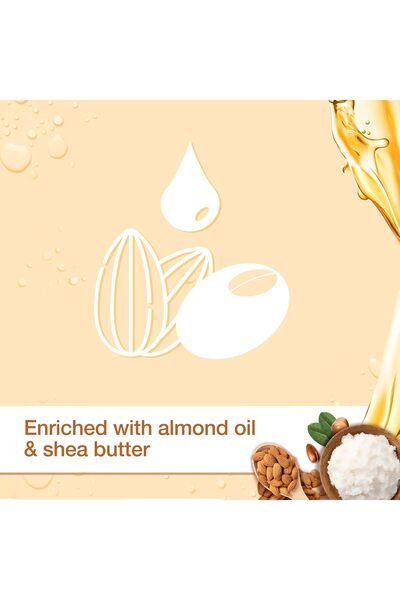 Johnson & Johnson Johnson's &, Oil-In-Body Wash, Vita-Rich, Rejuvenating, Enriched with naturally derived almond oil &
