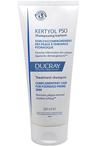 Ducray Kertyol P.S.O. Treatment Shampoo - Complementary Care for Psoriasis - Prone Skin - 200ml Bott