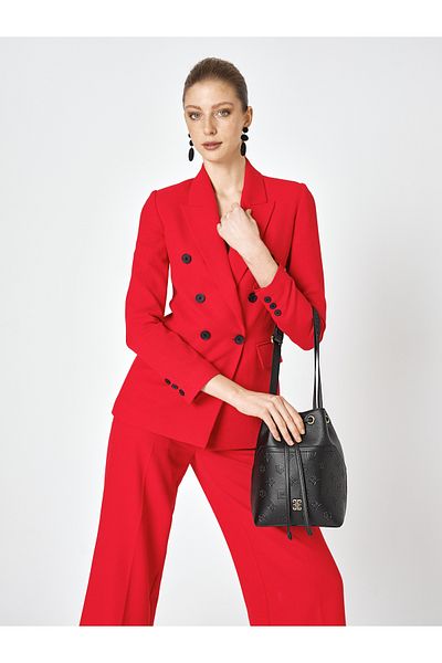 Pierre Cardin Geantă neagră de umăr pentru femei 05PO25Y2007