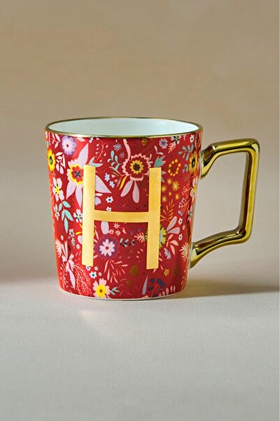 Karaca مج زهرة حرف H 350 مل