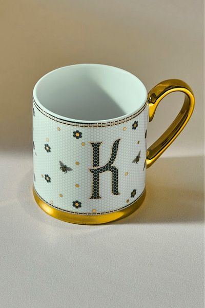 Karaca 330 ml Mug with Letter K