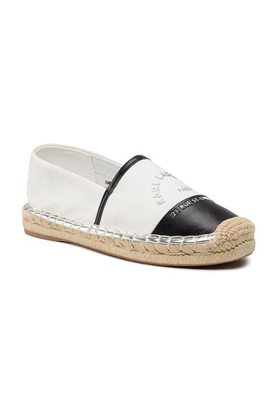 Karl Lagerfeld Espadrilky bílé dospělé