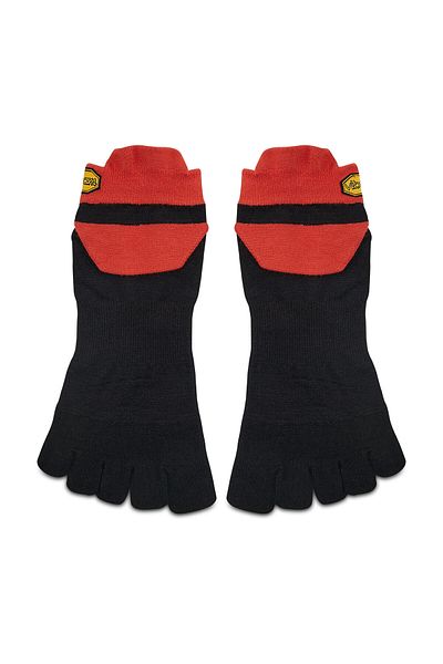 Vibram Fivefingers Nízké unisex ponožky červené, barevné pro dospělé