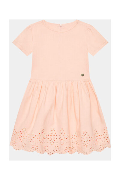 Guess Oranžové pohodlné šaty - pro děti