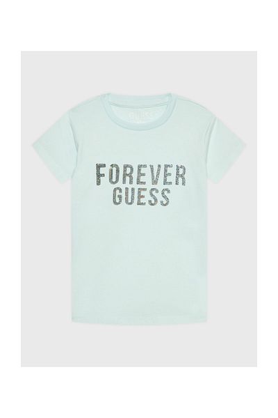 Guess Tricou portocaliu - Pentru copii