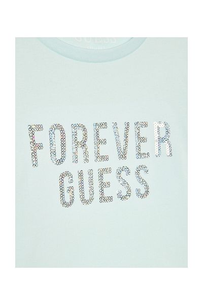 Guess Tricou portocaliu - Pentru copii