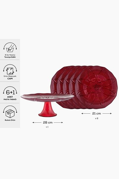 Karaca Octo 7 Piece Cake/Dessert Set