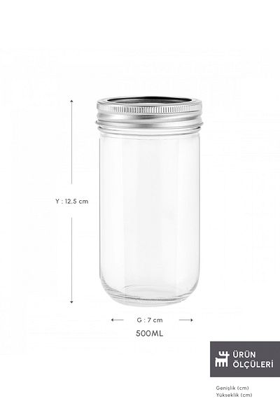 Karaca X Neckless Jar from Refika 500 ml