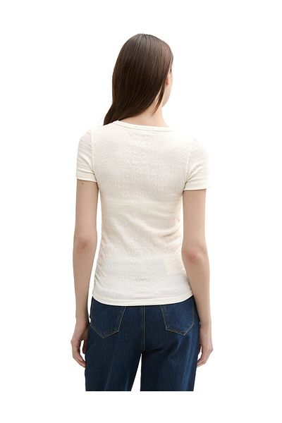Tom Tailor Denim tricou crinkle