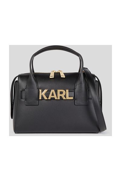 Karl Lagerfeld K/Letters Small Top Rukojeť Černá