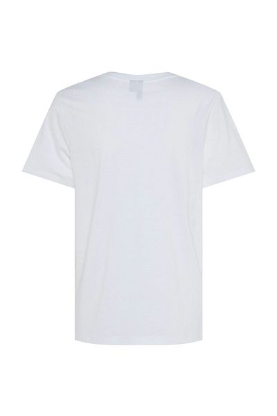 PIECES Helles weißes T-Shirt für Damen und Mädchen