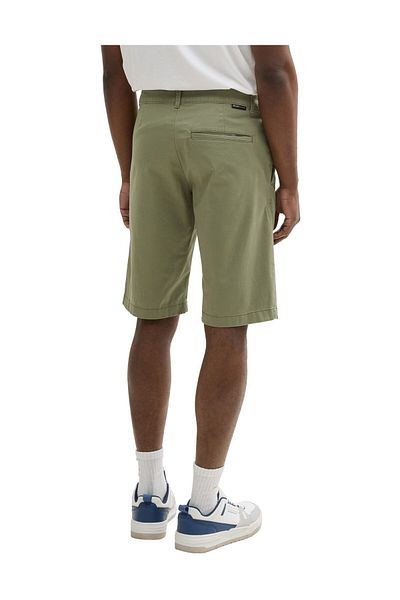 Tom Tailor Denim Pánské šortky a bermudy Green Tree Moss