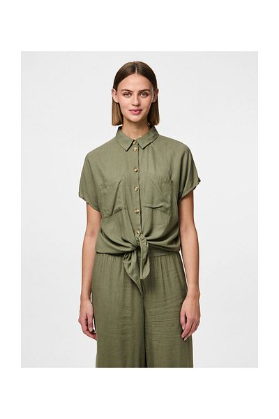 PIECES Deep Lichen Green Shirt for Women and Girls
