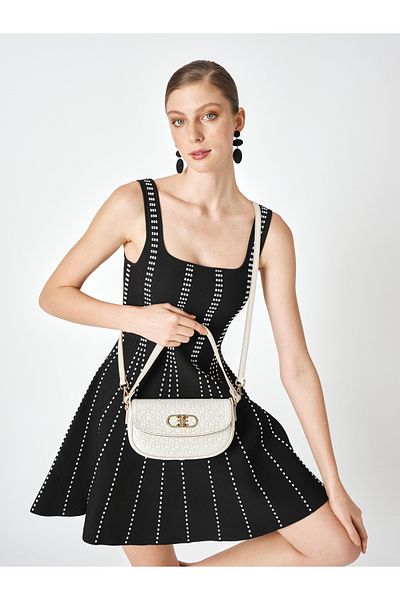 Pierre Cardin Vanilla Small Alphabet Women's Shoulder Bag 05Po25Y1990