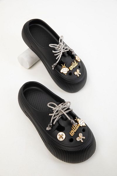 SOHO Black Women's Slippers 20406