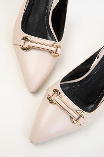 SOHO Bézs színű női klasszikus sarkú cipő 20423