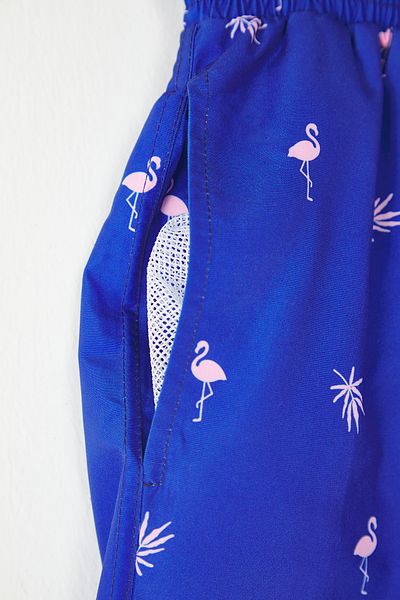 Trendyol Collection Blaue Standard-Badeshorts TMNSS21DS0021
