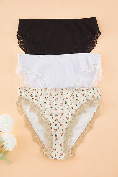 Trendyol Collection Μαύρο Multikulör 3'A Shape Inventor Mixed Twill Classic σύντροφος