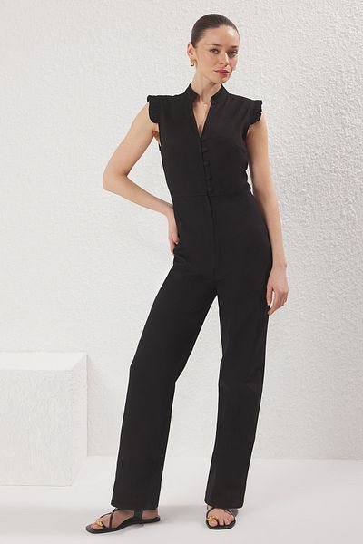 Trendyol Collection Schwarzer Overall TWOSS22TU0253