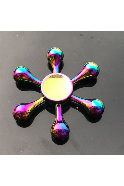 Choice 13 New Metal Rainbow Fidget Spinner Gradient Color R188 Mute Bearing EDC Hand Spinner Fingertip Gyro