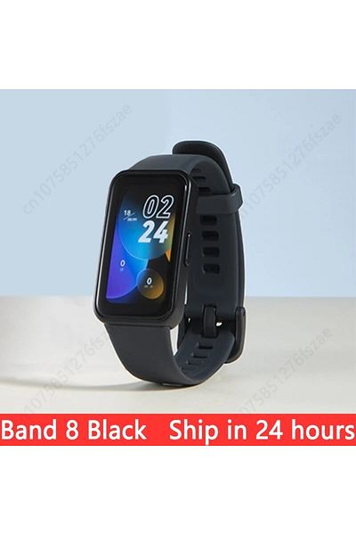 Choice Black 2023 New Original HUAWEI Band 8 Smart Band All-day Blood Oxygen 1.47'' AMOLED Screen Heart Rat