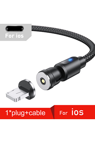 Choice كابل مغناطيسي من Lovebay لهاتف iPhone 2 متر، كابل USB Type C 2.4 أمبير...