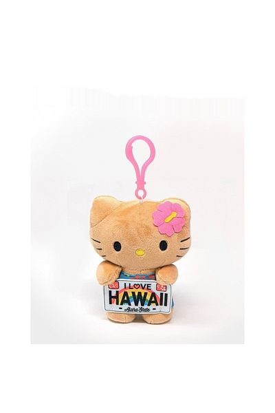 Choice HAWALL Sanrio Hawaii Series Hello Kitty Dark Skin Plush Stuffed Key Chain Cartoon Plush Doll Bikini