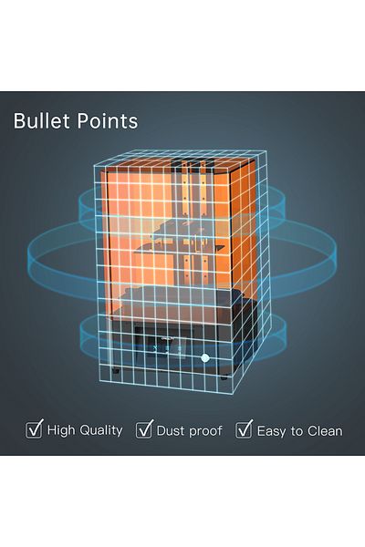 Choice 1pcs 270x270x400mm Dlp Lcd Photocuring 3d Printer Fire Dust Light And Heat Insulation Protective Cov